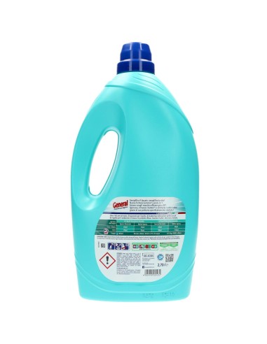 General Detersivo Lavatrice Liquido 60 Lavaggi 2700ml - Igienizzante